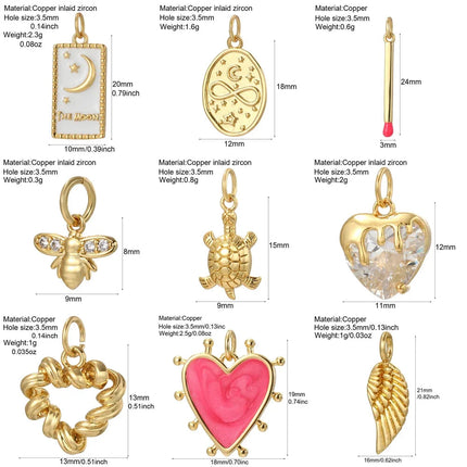 Cute Heart Key Necklace for Women Turtles Animals Collars Diy Pendant Stainless Steel Gold Color Chain High Quality PlatiNum