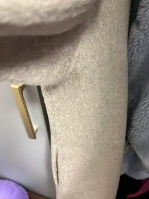 Women And Men Unisex Thicken Warm X-long Alpaca Woolen Overcoat Winter Cashmere Wool Maxi Loose Coat Oversize Cloak Outsize