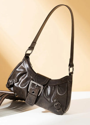Nuova Borsa Sottospalla in Pelle da Donna, Borsa a Tracolla Trendy per Signore