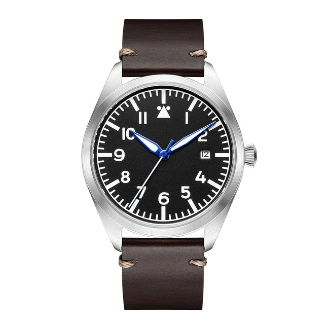 Flieger Pilot Watch A Tipo B Aviator Campo automatico Reloj Piloto Relogio Orologio da polso meccanico Orologio Pilota Montre Pilote platinumshop
