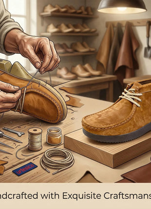 Stivali da Uomo in Pelle Premium Cuciti a Mano, Eleganti Scarpe Mocassino, Stivali Chelsea, Botas Para Hombre, Stivali Chukka