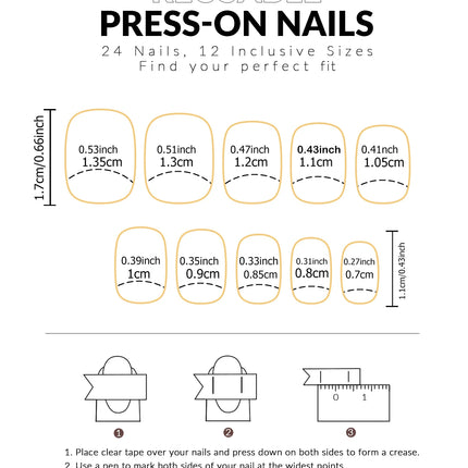 24pcs/set short square fake nails for women cute bride heart white french tips faux ongles y2k press on false nail supplies