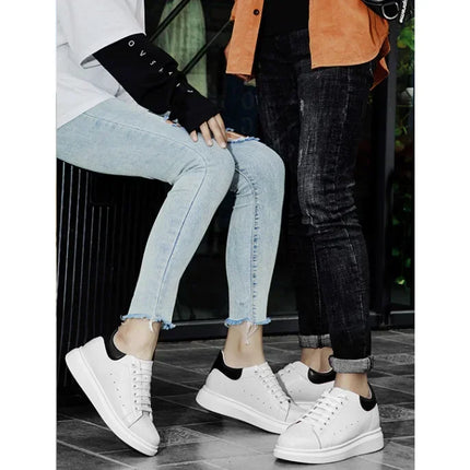 New Men women sneakers height increasing shoes invisible 6 8 10cm heighten sports shoes man taller lift white elevator shoes