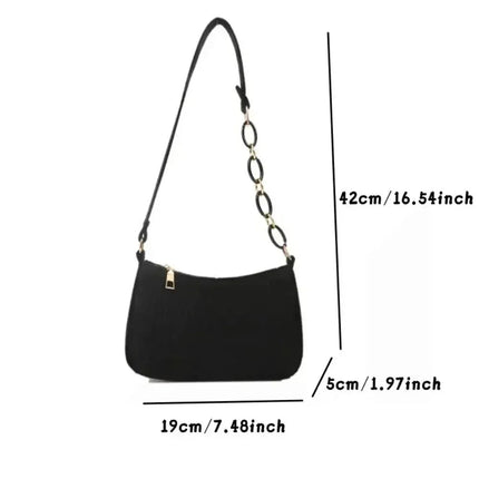 Lady Felt Armpit Design Luxury Tote Released Fashion Ladies Handbag Under Crescent Small Square Bag Lady Felt Armpit Design Luxu PlatiNum