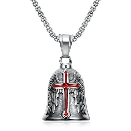 Vintage Christian Ice Crystal Jesus Head Pendant Necklace for Men and Women Cross Catholic Amulet Jewelry PlatiNum