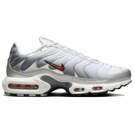 Nike Air Max Plus TN Unisex Low Top Running Shoes Gray Red Comfortable Durable Casual Sneakers HM9654-001