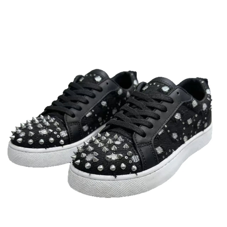 Spring Autumn New Boutique Red Bottom Casual Board Shoes Korean Version Couple Style Fashion Trend Youth Flat Running Sneakers