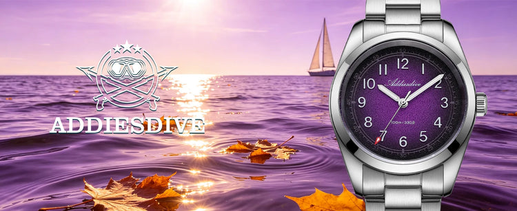 ADDIESDIVE 2026 New Luxury Men Quartz Watch 100M Waterproof Sapphire Glass Super Luminous Stainless Steel Business Wristwatches
