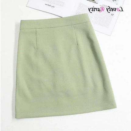 Minigonne estive Donna Chiffon Nero Bianco Moda Ufficiale Faldas 2022 Mujer Coreano Gonna a tubino Vita alta Breve Jupe femminile