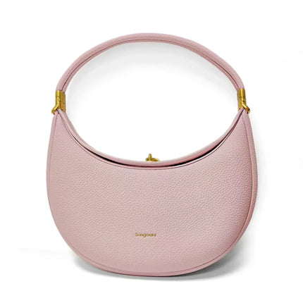 2025 Luxury Quality Half Moon Women's Shoulder Bag Crossbody Aesthetic Bags Women's Handbag Lock Catch Designer Underarm Bags PlatiNum