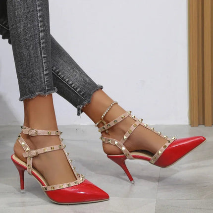 Scarpe donna 2022 estate donna tacchi alti scarpe di san valentino décolleté a punta femminile per scarpe da donna Zapatos Chaussure Femme platinumshop