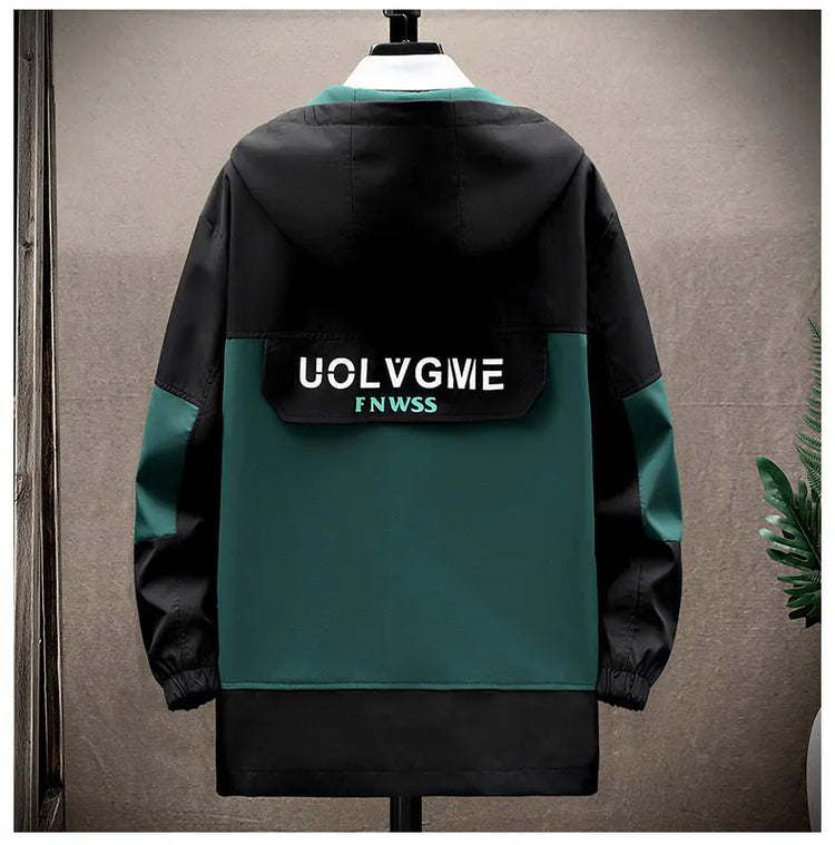 Autumn new style Fashion Trend Hooded Jacket spring Men's Casual Comfort Fleece High Quality Coat male full size M-4XL