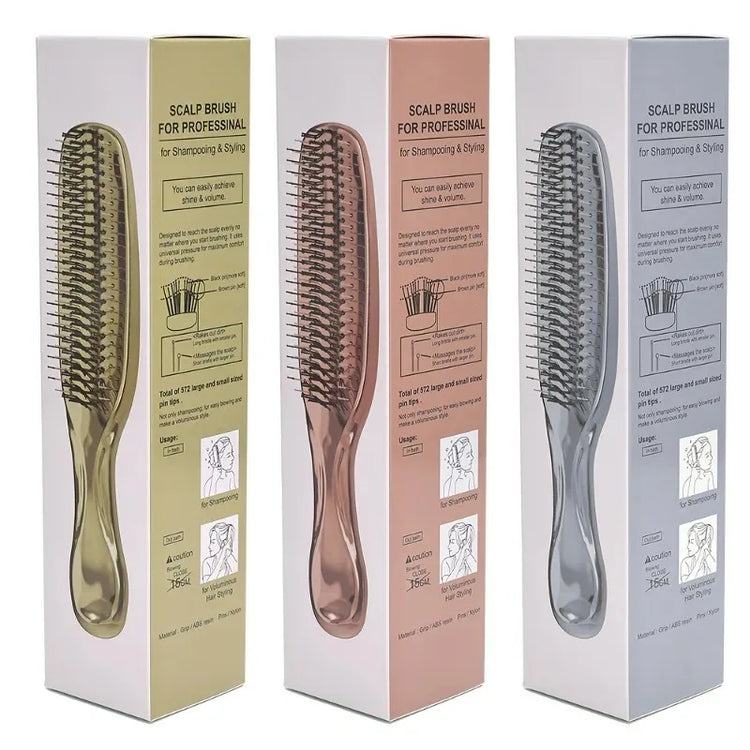 1pcs Japanese Premiun Comb Scalp Massage Brush Portable Soft Anti-frizz Comb Head Massager Hair Beauty Styling Tools