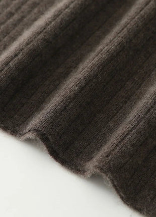 Autumn Winter Women Wool Skirt Elastic Waist Mini Slim Fit Cashmere Skirts 100% Merino Wool Knitted Office Lady Above Knee Dress PlatiNum
