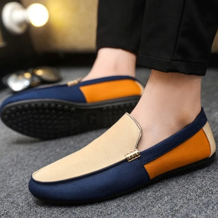 Scarpe casual da uomo primavera estate alla moda, traspiranti, slip-on, da guida, taglie grandi