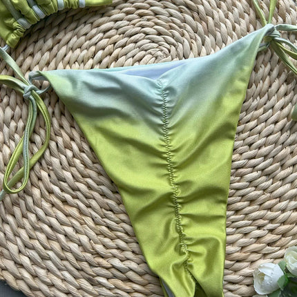 Micro Bikinis 2026 Push Up Women Swimsuit String Swimwear Brazilian Bikini Set Halter Biquini Floral Swimsuit Solid Beachwear platinumshop