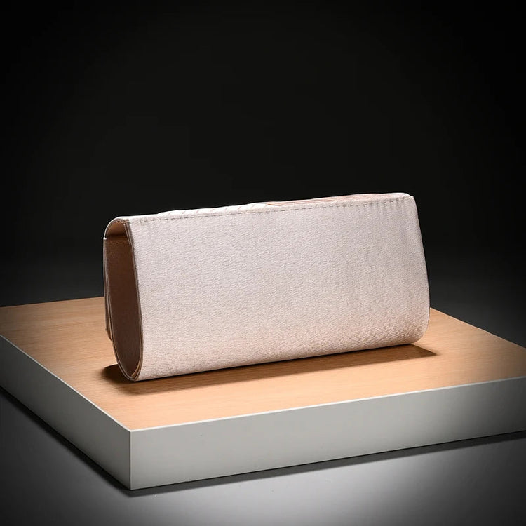 Luxury Stripes Designer One-shoulder bag Envelope Evening Clutch Bags hardware shoulder bag women wedding party gift bag PlatiNum