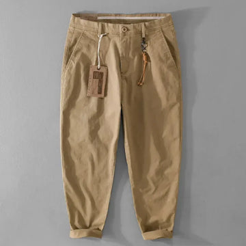 Winter New Retro Cotton Cargo Straight Men Pants Casual Zipper Fly Joggers Trousers FY7612