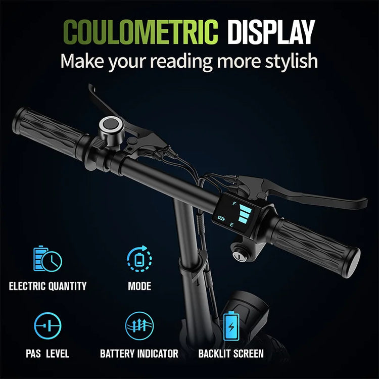 TOOFLY GE5 Bicicletta Elettrica Pieghevole 250W Motore 48V15AH Batteria Al Litio Rimovibile Bici Elettrica Per Adulti Città Equitazione Pendolarismo Ebike