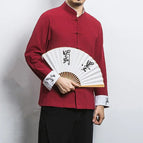 Long sleeved Red / Asian XL 63-69KG