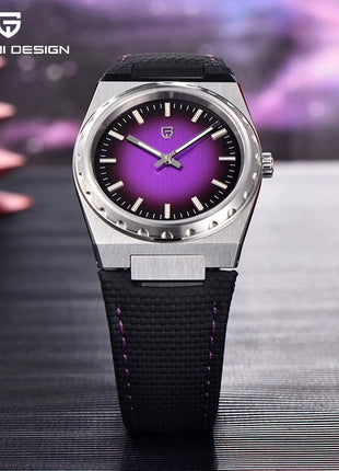 PAGANI DESIGN 2026 Nuovo Orologio al Quarzo Sottile da Uomo 7MM VJ21 37MM Zaffiro Acciaio Inossidabile Impermeabile 10Bar Luminoso C3 Reloj Hombre