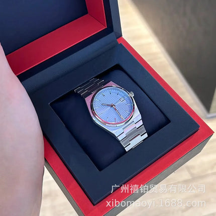 Orologio da Polso Serie PRX con Cinturino in Acciaio, Modello Super Player, per Uomo e Donna, con Calendario, Stile Semplice e alla Moda, Regalo di Compleanno, Idea Regalo per Lui e per Lei