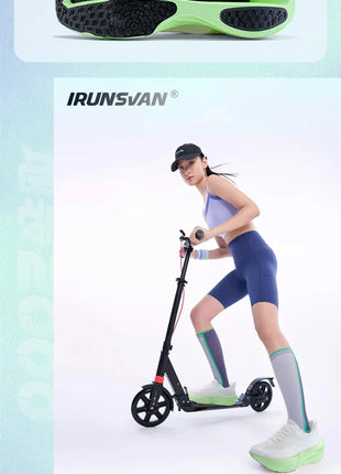 IRUNSVAN Surface 2000 Nylon Running Shoes for men Professional High Springback Training Women Outdoor Fitness Sport Shoes  ﻿ PlatiNum
