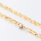Light yellow gold color / 60cm / 3.0mm