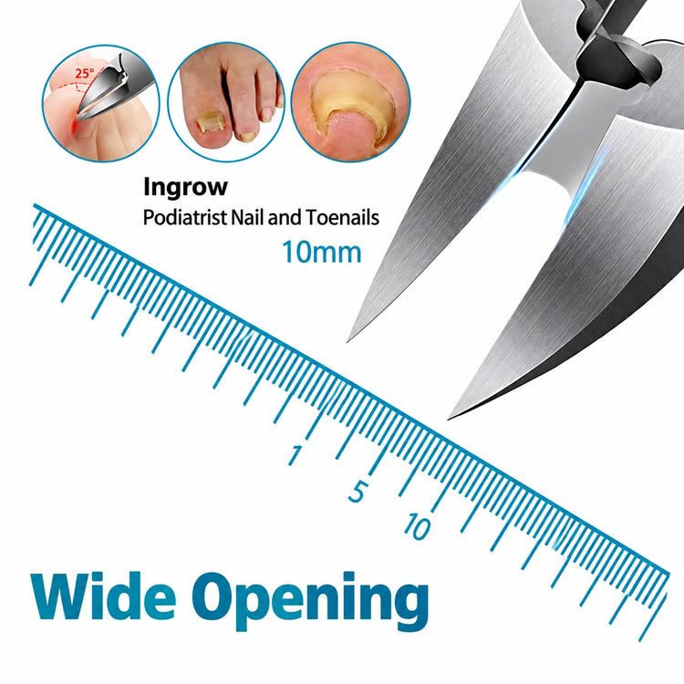 Ingrown Toenail Hawkbill Pliers, Heavy-Duty Toenail Clippers, Suitable for Thick and Ingrown Nails, Precision Nail Clippers.