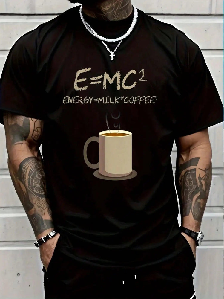 Men'S Black Casual Summer T-Shirt with German "Ein Tag ohne Zocken" Design PlatiNum