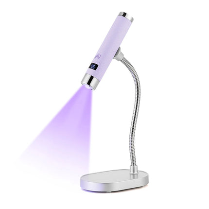 Wireless Mini UV LED Nail Lamp Rechargeable Handheld LED Nail Dryer Smart Sensor Gel Polish Curing Lamp for Manicure Tool Home Salon