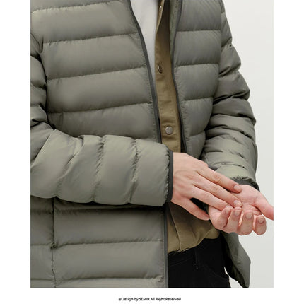 Semir Men Down Jacket Lightweight Build 90 Percent Down Fill Stand Collar 2026 Winter Warm Insulation Cold Weather