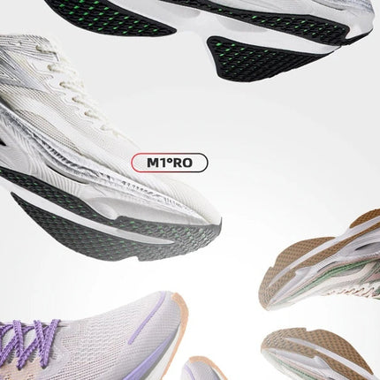 361 Degrees FLAME 3.0 Men Women Running Shoes Carbon Plate Racing Rebound Stable Breathable Wear-resistant Sneakers 672412207 PlatiNum