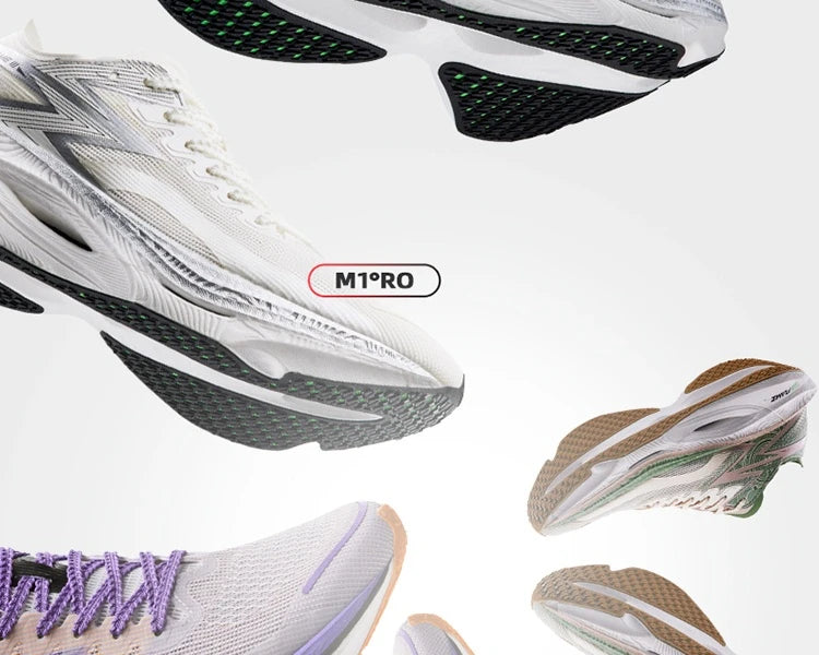 361 Degrees FLAME 3.0 Men Women Running Shoes Carbon Plate Racing Rebound Stable Breathable Wear-resistant Sneakers 672412207 PlatiNum