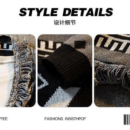 Autumn/winter New Fashion Thicken Warm Knitted Sweater Men's Casual Loose Sports Retro Plus Size High Quality Cardigan Sweater