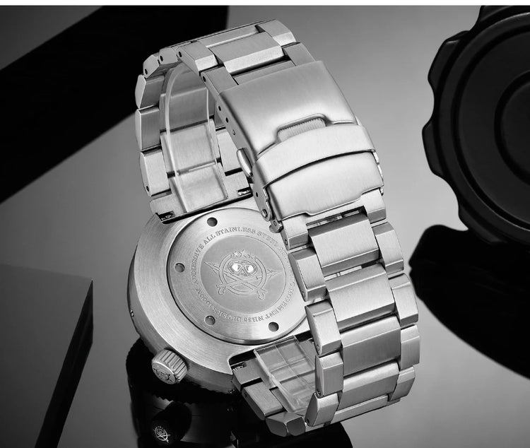 ADDIESDIVE Men's Automatic Mechanical Watch Sapphire Glass Super Luminous Watches Stainless Steel Hombre 100Bar Waterproof