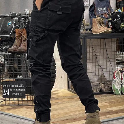 2025 New Men's Cargo Pants Tactical Military Work Pants Outdoor Jogger Casual Trousers Straight Leg Spring Autumn Utility Pants