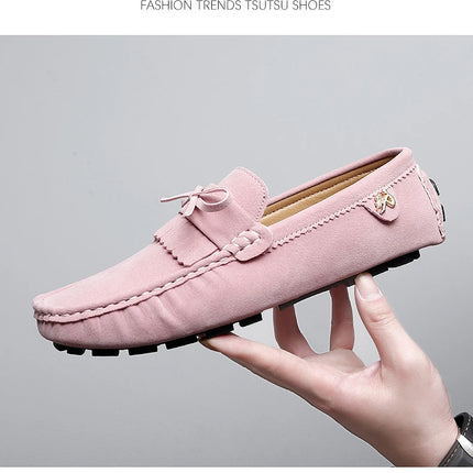 Scarpe di lusso da uomo Coppia mocassini in pelle scamosciata fatti a mano da donna Scarpe basse da guida Scarpe slip-on Mocassini comodi Scarpe casual da uomo