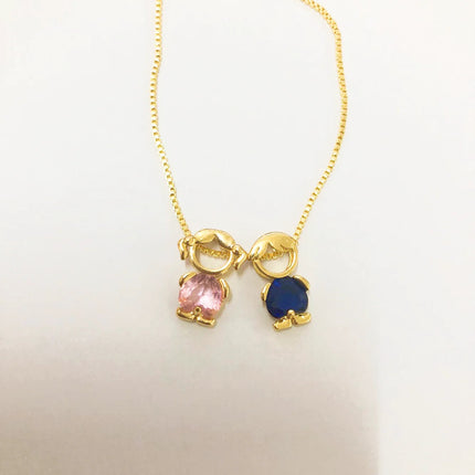 Nidin Fashion Cute Girls Boys Pendant Necklaces For Women Heart Shape Crystal Zircon Charm Clavicle Chain Jewelry Birthday Gifts PlatiNum