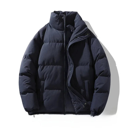 New 2025 Winter National Standard Men's down Jacket Thickened Short Fashionable Outerwear Durable Summer Thin Material
