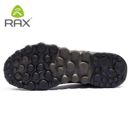 RAX Running Shoes Men&Women Outdoor Sport Shoes Breathable Lightweight Sneakers Air Mesh Upper Anti-slip Natural Rubber Outsole PlatiNum