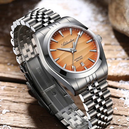 ADDIESDIVE 2026 New Men Watch 39mm Sappphire Automatic 8215 Mechanical Wristwatch 316L Stainless Steel Luminous Waterproof 200m