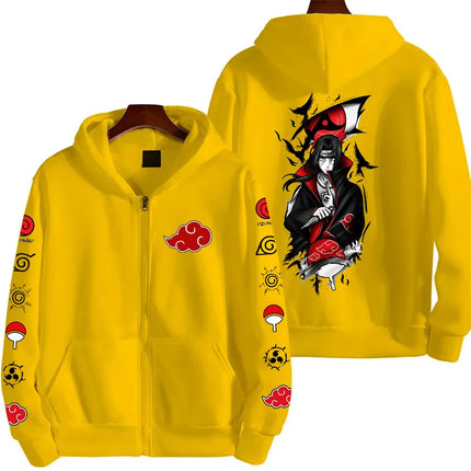 Naruto Uchiha Itachi Japanese anime 2026 new fashion Harajuku men's trendy casual sportswear men's couple style Coat