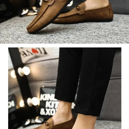 Mocassini da Uomo di Lusso in Pelle PU, Moda Casual, Nuovi Modelli 2026, Comodi e di Alta Qualità, Scarpe da Guida e Sneakers