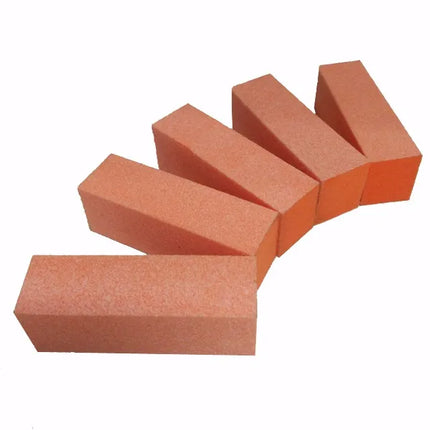 500Pcs/Carton Sponge Nail File Buffer Block Manicure Pedicure File Polishing