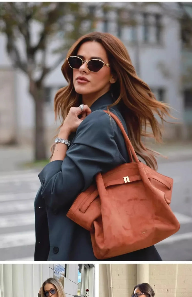 Borsa a Mano di Lusso JW PEI per Donne, Borsa a Tracolla in Pelle, Design Elegante, Grande Capacità, Borsa Hobo con Manico Superiore, Shopper per Lavoro
