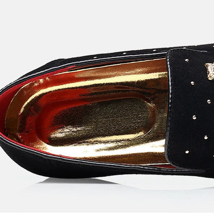 Scarpe eleganti da uomo di lusso Scarpe casual da uomo in pelle scamosciata Mocassini eleganti e comodi Scarpe da lavoro in pelle da uomo Zapatos Hombre