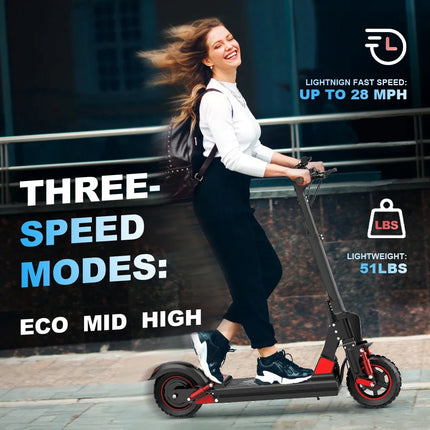 Monopattino elettrico Bogist C1 Pro per adulti, motore da 500W, batteria 48V15Ah, e-scooter da città, pneumatici da 10 pollici, pieghevole.