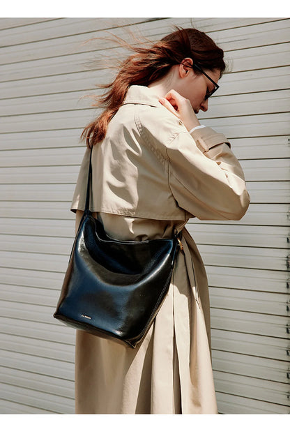 LA FESTIN Original Brand Suede Bag Designer Luxury Bag Bucket Bag Shoulder Crossbody Bag Handbag Women Autumn and Winter Bags