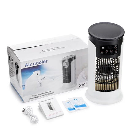 Mini Condizionatore d'Aria Portatile USB, Ventilatore Raffreddante ad Acqua per Casa e Ufficio - Raffreddatore d'Aria Compatto